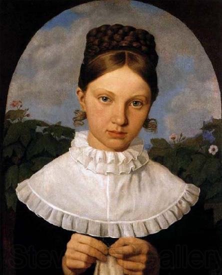 HESS, Heinrich Maria von Portrait of Fanny Gail France oil painting art